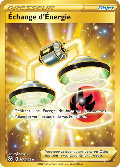 Carte Pokémon Échange d'Énergie 212/195 - Tempête Argentée - SIT - Manga Cash Ans (Liège)