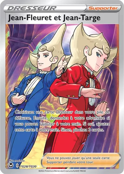 Carte Pokémon Jean-Fleuret et Jean-Targe TG28/TG30 - Tempête Argentée - SIT - Manga Cash Ans (Liège)