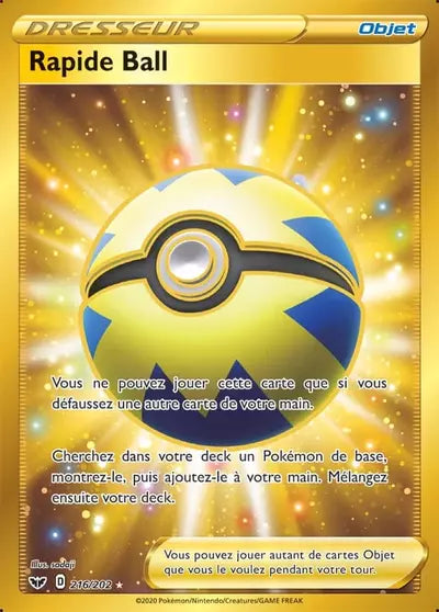 Retrouvez Rapide Ball 216/202 – Épée et Bouclier chez Manga Cash Ans (Liège).