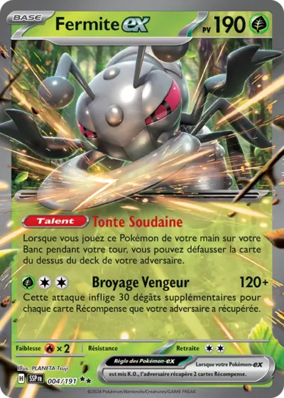 Retrouvez Fermite EX 004/191 – Étincelles Déferlantes chez Manga Cash Ans (Liège).