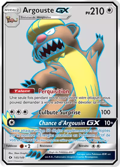 Argouste GX 145/149, carte Soleil et Lune (SUM), en vente à Manga Cash à Ans, province de Liège.