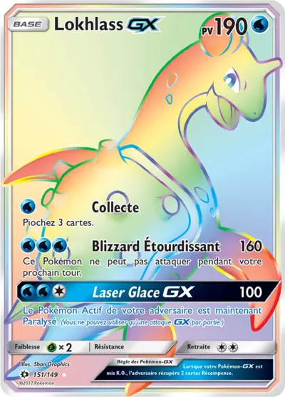 Lokhlass GX 151/149, carte Soleil et Lune (SUM), en vente à Manga Cash à Ans, province de Liège.