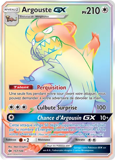 Argouste GX 157/149, carte Soleil et Lune (SUM), en vente à Manga Cash à Ans, province de Liège.