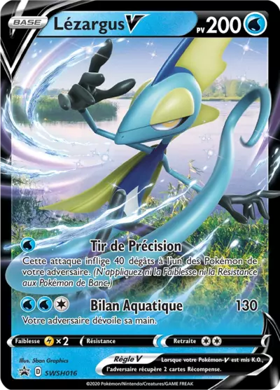 Carte Pokémon Lézargus V SWSH016 - Promo Épée et Bouclier (SWSH) chez Manga Cash Ans (Liège)