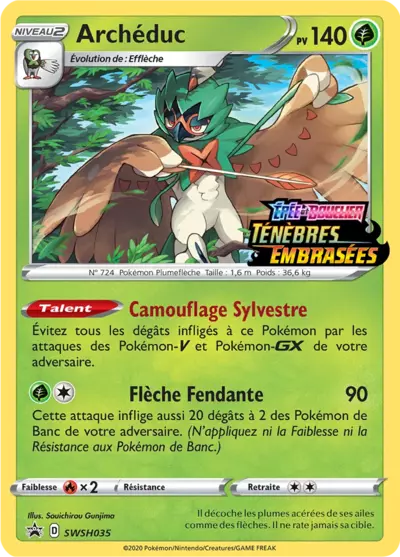Carte Pokémon Archéduc SWSH035 - Promo Épée et Bouclier (SWSH) chez Manga Cash Ans (Liège)