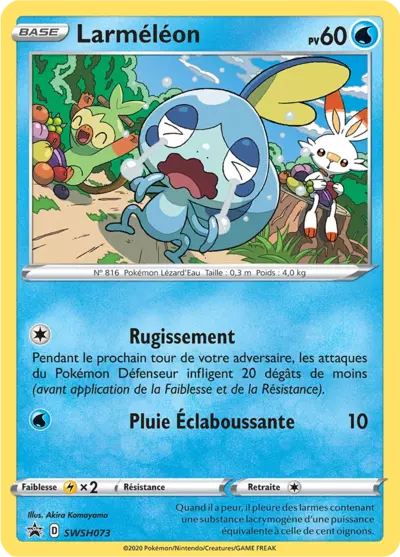 Carte Pokémon Larméléon SWSH073 - Promo Épée et Bouclier (SWSH) chez Manga Cash Ans (Liège)