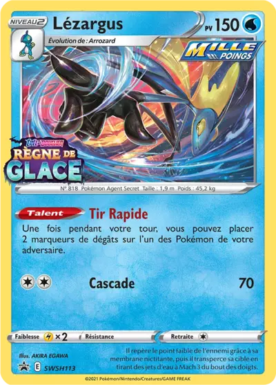 Carte Pokémon Lézargus SWSH113 - Promo Épée et Bouclier (SWSH) chez Manga Cash Ans (Liège)