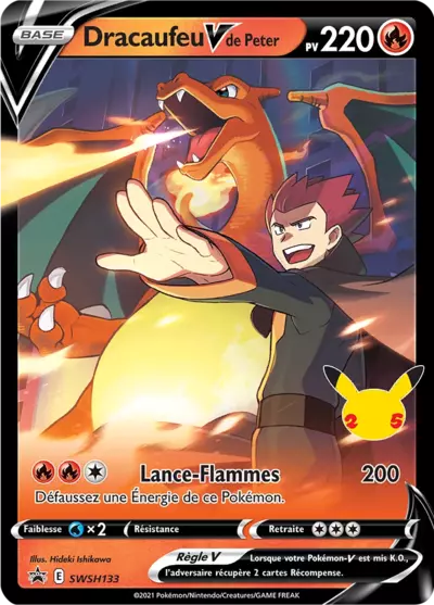 Carte Pokémon de Peter V SWSH133 - Promo Épée et Bouclier (SWSH) chez Manga Cash Ans (Liège)