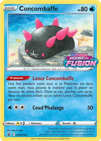 Carte Pokémon Concombaffe SWSH169 - Promo Épée et Bouclier (SWSH) chez Manga Cash Ans (Liège)