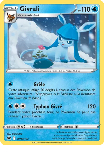 Carte Pokémon Givrali SWSH192 - Promo Épée et Bouclier (SWSH) chez Manga Cash Ans (Liège)