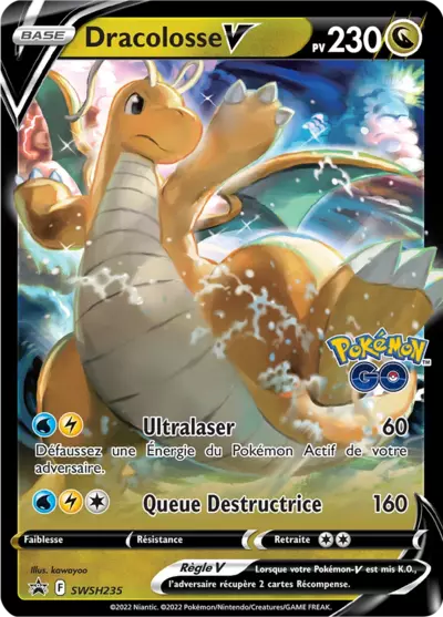 Carte Pokémon Dracolosse V SWSH235 - Promo Épée et Bouclier (SWSH) chez Manga Cash Ans (Liège)