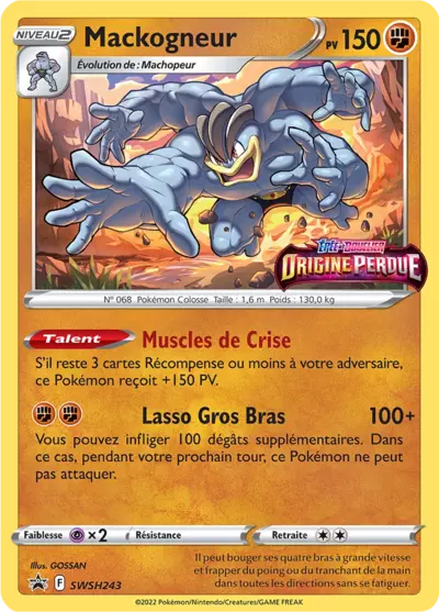 Carte Pokémon Mackogneur SWSH243 - Promo Épée et Bouclier (SWSH) chez Manga Cash Ans (Liège)