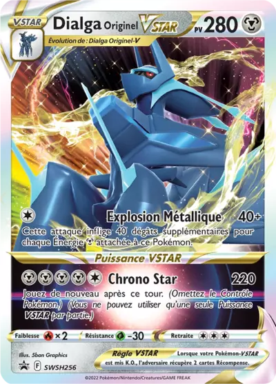 Carte Pokémon Dialga Originel VSTAR SWSH256 - Promo Épée et Bouclier (SWSH) chez Manga Cash Ans (Liège)