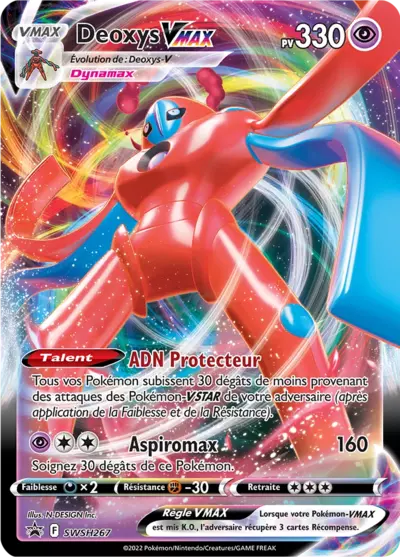 Carte Pokémon Deoxys VMAX SWSH267 - Promo Épée et Bouclier (SWSH) chez Manga Cash Ans (Liège)
