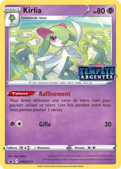 Carte Pokémon Kirlia SWSH271 - Promo Épée et Bouclier (SWSH) chez Manga Cash Ans (Liège)