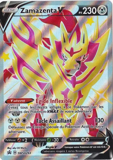 Carte Pokémon Zamazenta V SWSH293 - Promo Épée et Bouclier (SWSH) chez Manga Cash Ans (Liège)