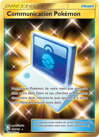 Communication Pokémon 196/181, carte Duo de Choc (TEU), en vente à Manga Cash à Ans, province de Liège.