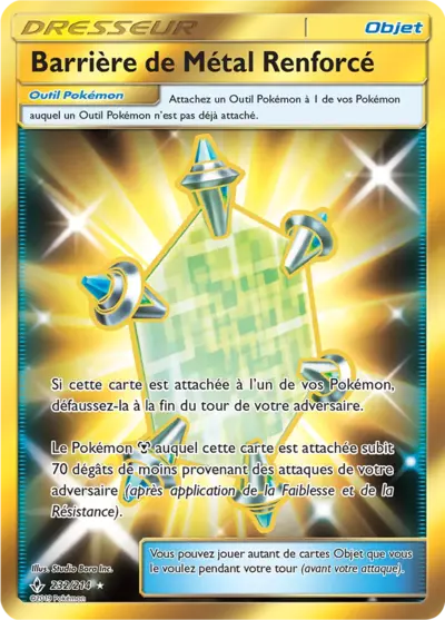 Barrière de Métal Renforcé 232/214, carte Alliance Infaillible (UNB), en vente à Manga Cash à Ans, province de Liège.