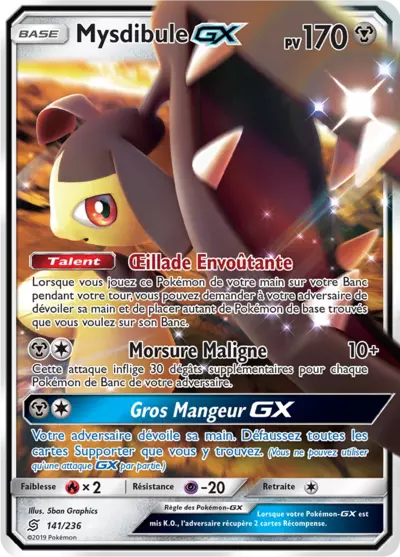 Mysdibule GX 141/236, carte Harmonie des Esprits (UNM), en vente à Manga Cash à Ans, province de Liège.