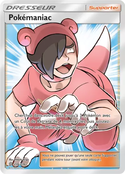 Pokémaniac 236/236, carte Harmonie des Esprits (UNM), en vente à Manga Cash à Ans, province de Liège.