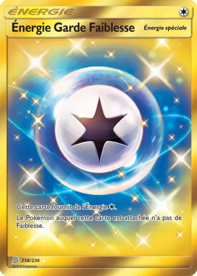 Énergie Garde Faiblesse 258/236, carte Harmonie des Esprits (UNM), en vente à Manga Cash à Ans, province de Liège.