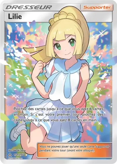 Lilie 151/156, carte Ultra-Prisme (UPR), en vente à Manga Cash à Ans, province de Liège.