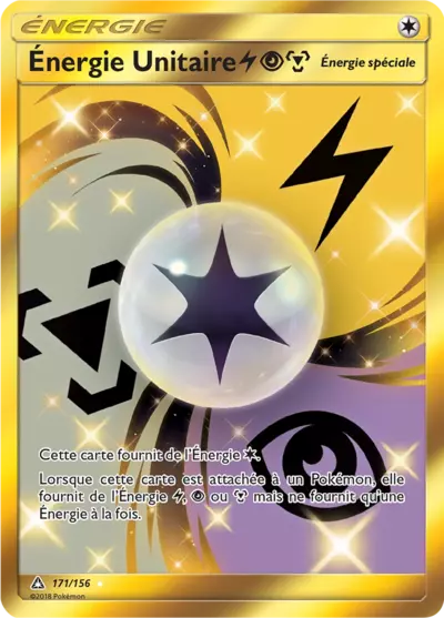 Énergie Unitaire 171/156, carte Ultra-Prisme (UPR), en vente à Manga Cash à Ans, province de Liège.