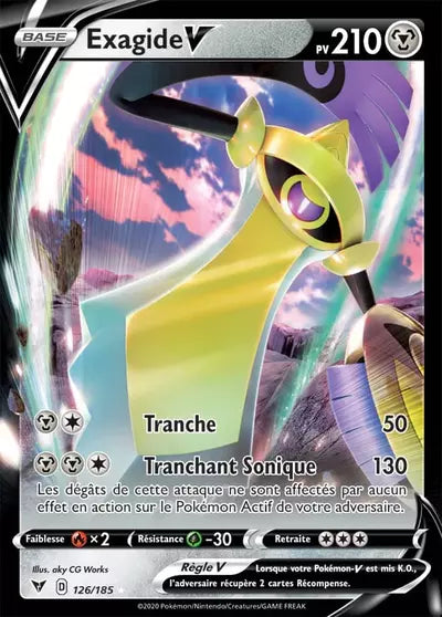 Carte Pokémon Exagide V 126/185 Voltage Éclatant - Manga Cash Liège