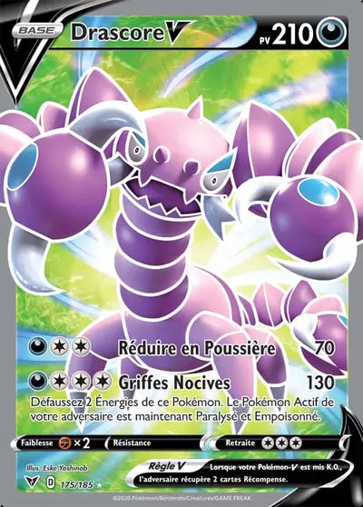 Carte Pokémon Drascore V 175/185 Voltage Éclatant - Manga Cash Ans-Liège