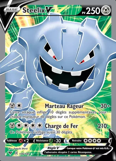 Carte Pokémon Steelix V 176/185 Voltage Éclatant - Manga Cash Ans (Liège)