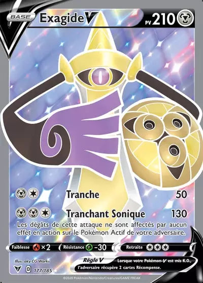 Carte Pokémon Exagide V 177/185 Voltage Éclatant - Manga Cash Liège