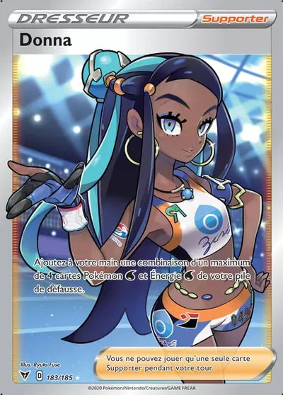 Carte Pokémon Donna 183/185 Voltage Éclatant - Manga Cash Ans (Liège)