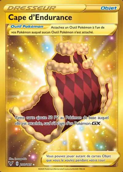 Carte Pokémon Cape d’Endurance 200/185 Voltage Éclatant - Manga Cash Ans-Liège