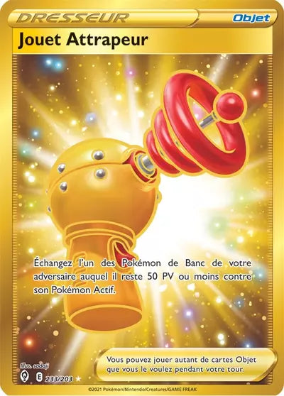 Jouet Attrapeur 233/203 de la serie Évolution Céleste, disponible chez Manga Cash Ans (Liege).
