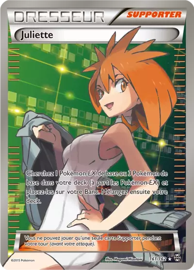 Carte Pokémon Juliette 161/162 XY Impulsion TURBO en français
