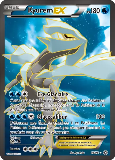 Carte Pokémon Kyurem-EX 86/98 XY Origines Antiques en français