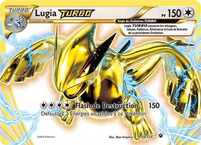 Carte Pokémon Lugia TURBO 79/124 XY Impact des Destins en français