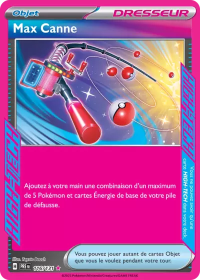 Max Canne 116/131 issu de l’extension Évolutions Prismatiques, en vente à Manga Cash à Ans, près de Liège.