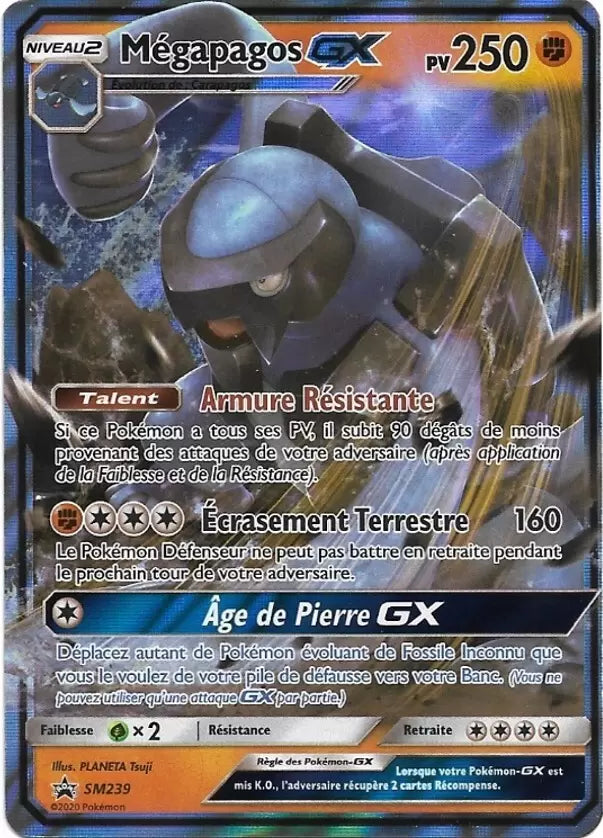 Carte Pokémon Mégapagos GX SM239 Black Star Soleil et Lune – Manga Cash