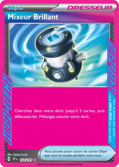 Mixeur Brillant 164/191 de l’extension Étincelles Déferlantes, à découvrir chez Manga Cash à Ans en région liégeoise.