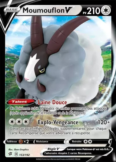Moumouflon V 153/192 de l’extension Clash des Rebelles, présentée chez Manga Cash à Ans, près de Liège.