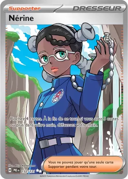 Nérine 132/131 issue de l’extension Évolutions Prismatiques, à découvrir chez Manga Cash à Ans en région liégeoise.