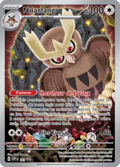 Noarfang SVP141 Promo des cartes Écarlate et Violet, visible chez Manga Cash à Ans en région liégeoise.