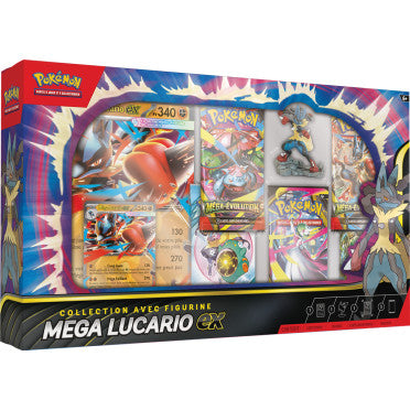 Coffret Premium Figurine Pokémon Mega-Lucario - FR