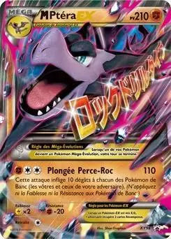 Ptéra Méga EX XY98 Promo de la série Black Star, à découvrir chez Manga Cash à Ans, près de Liège.