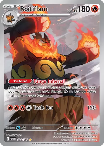 Retrouvez Roitiflam 098/086 – Flamme Blanche chez Manga Cash Ans (Liège).