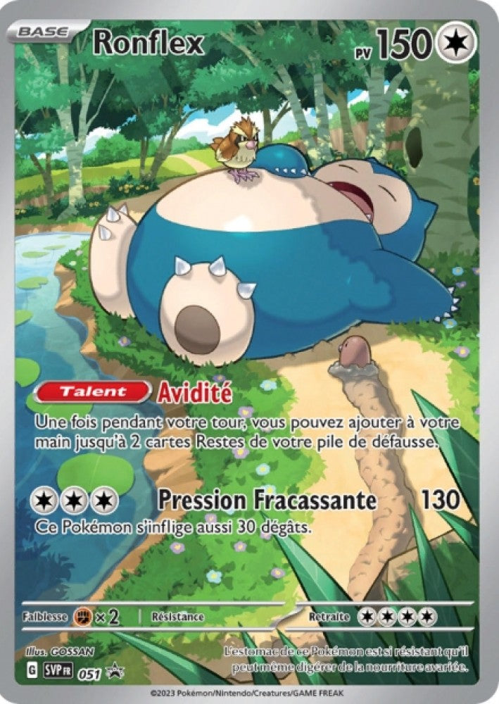 Ronflex SVP051 Promo des cartes Écarlate et Violet, à découvrir chez Manga Cash à Ans en région liégeoise.