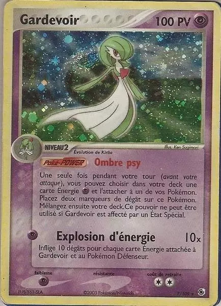Gardevoir 10/109, carte Rubis & Saphir (RS), en vente à Manga Cash à Ans, province de Liège.