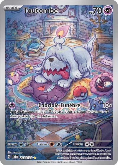 Toutombe 214/198 de Écarlate et Violet, image boutique – Manga Cash Ans (Liège).