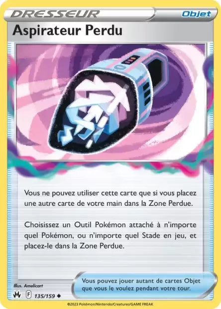 135/159 : Aspirateur Perdu - Zénith Suprême - CRZ